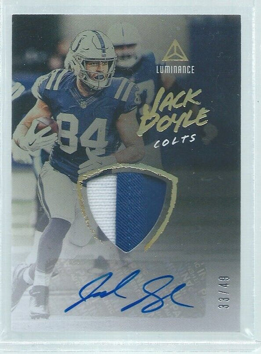 JACK DOYLE 2018 PANIN LUMINANCE 2 COLOR PATCH AUTO #D 33/49