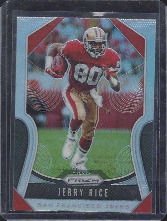 JERRY RICE 2019 PANINI PRIZM SILVER PRIZMS SSP #287