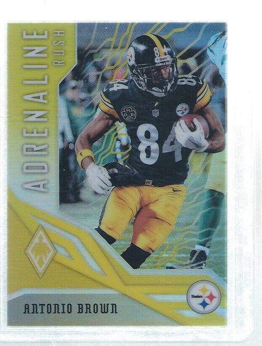 ANTONIO BROWN 2018 PANINI PHOENIX ADRENALINE RUSH GOLD PRIZM #D 9/25