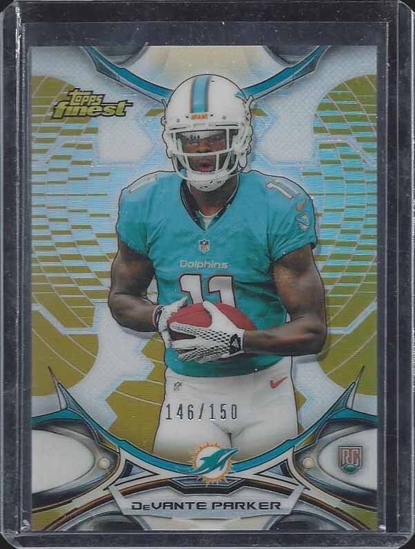 DEVANTE PARKER 2015 TOPPS FINEST GOLD ROOKIE REFRACTOR RC #D 81/150