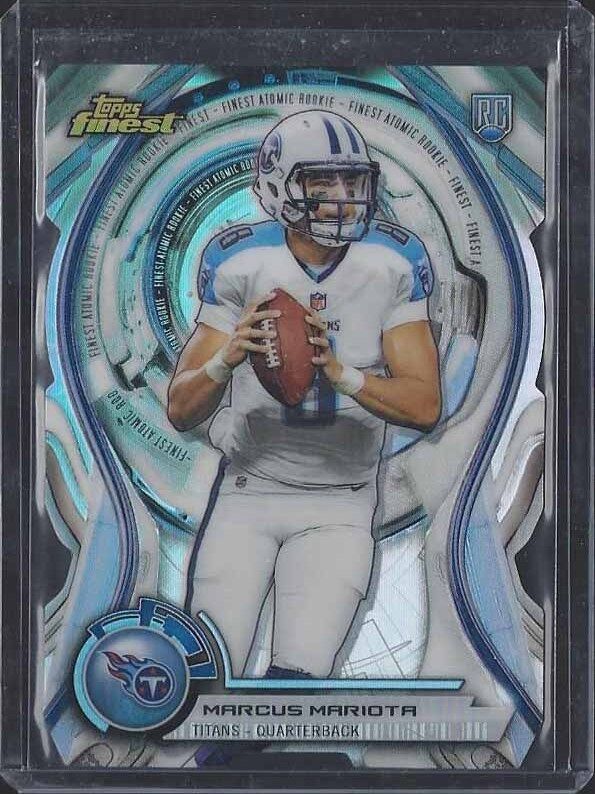 MARCUS MARIOTA 2014 TOPPS FINEST ATOMIC REFRACTOR ROOKIE DIE CUT RC