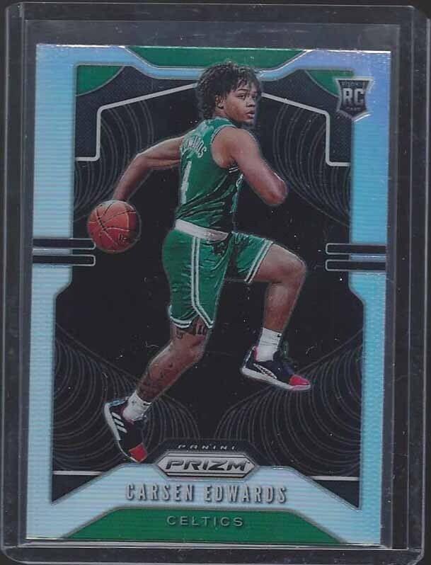 CARSEN EDWARDS 2019-20 PANINI PRIZM SILVER ROOKIE PRIZMS SSP RC #276