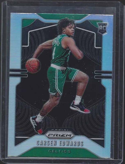 CARSEN EDWARDS 2019-20 PANINI PRIZM SILVER ROOKIE PRIZMS SSP RC #276