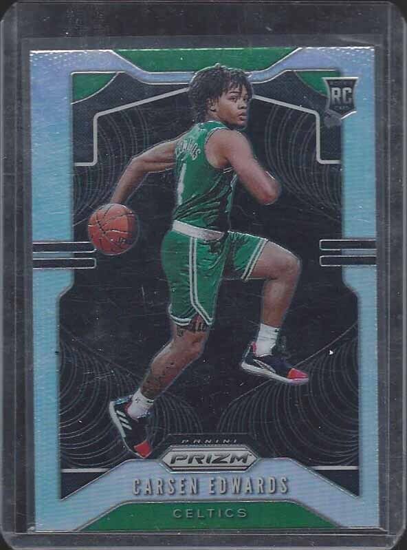 CARSEN EDWARDS 2019-20 PANINI PRIZM SILVER ROOKIE PRIZMS SSP RC #276