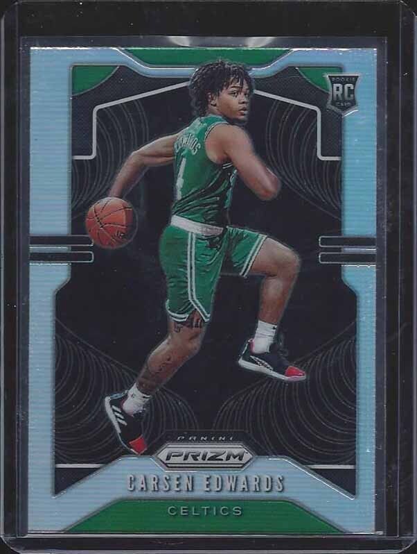 CARSEN EDWARDS 2019-20 PANINI PRIZM SILVER ROOKIE PRIZMS SSP RC #276