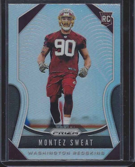 MONTEZ SWEAT 2019 PANINI PRIZM ROOKIE SILVER PRIZMS SP RC #391