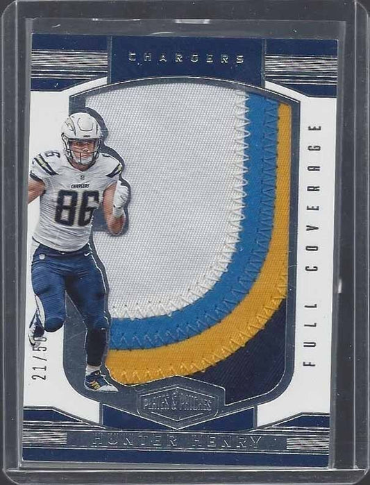 HUNTER HENRY 2016 PLATES & PATCHES FULL COVERAGE JUMBO 4 COLOR PATCH RC #D 21/50