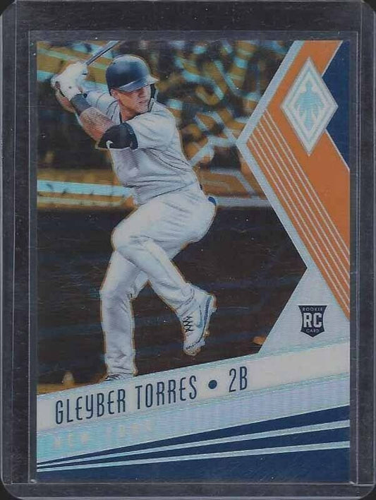 GLEYBER TORRES 2018 PANINI PHOENIX ORANGE PRIZM ROOKIE RC #D 74/199