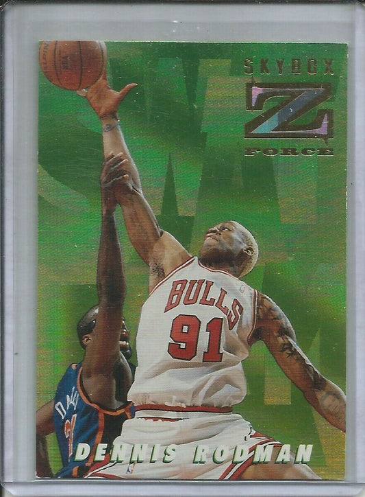 DENNIS RODMAN 1996-97 SKYBOX Z FORCE SWAT TEAM BULLS