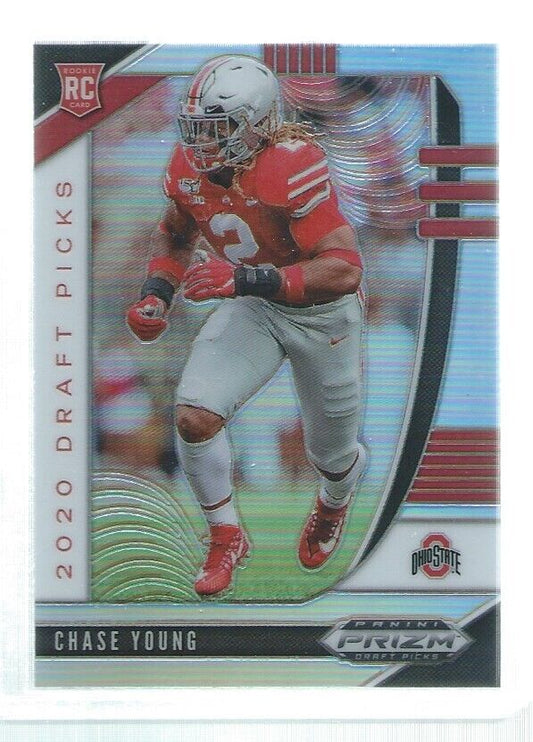 CHASE YOUNG PANINI PRIZM DRAFT PICKS SILVER PRIZMS ROOKIE RC #130