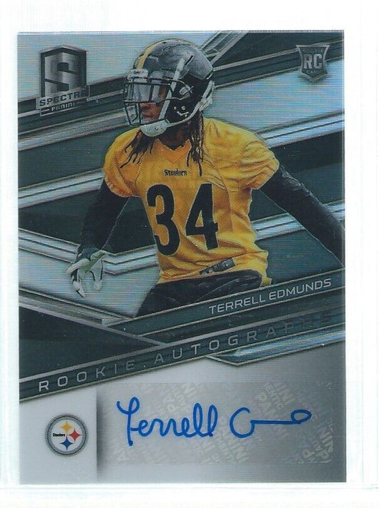 TERRELL EDMUNDS 2018 PANINI SPECTRA PRIZM AUTO RC #D /199