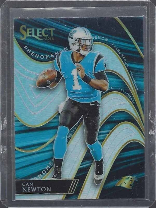 CAM NEWTON 2018 SELECT PHENOMENON SILVER PRIZM #17