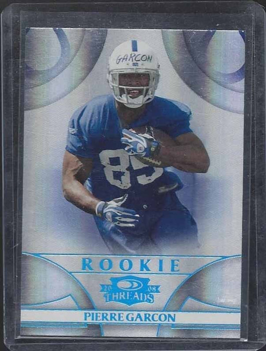 PIERRE GARCON 2008 DONRUSS THREADS PLATINUM ROOKIE RC #D 7/25