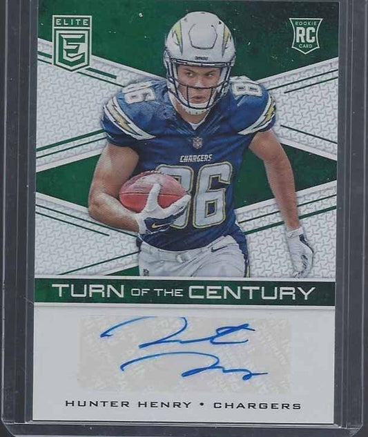 HUNTER HENRY 2016 ELITE TURN OF THE CENTURY CHARGERS ROOKIE AUTO RC