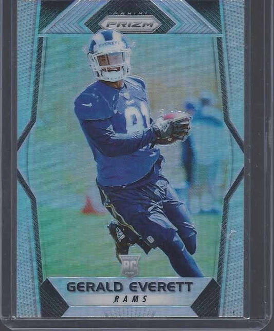 GERALD EVERETT 2017 PANINI PRIZM SILVER ROOKIE PRIZMS TRUE RC #241