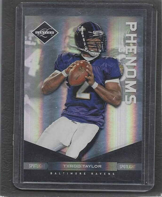 TYROD TAYLOR 2011 LIMITED PHENOMS SPOTLIGHT ROOKIE RC #D 6/50