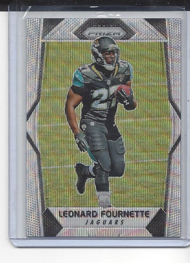LEONARD FOURNETTE 2017 PANINI PRIZM BLUE WAVE ROOKIE PRIZMS RC #D 95/149