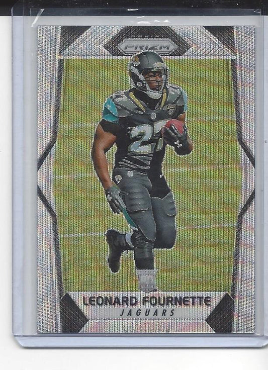 LEONARD FOURNETTE 2017 PANINI PRIZM BLUE WAVE ROOKIE PRIZMS RC #D 95/149