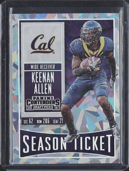 KEENAN ALLEN 2016 PANINI CONTENDERS DRAFT PICKS CALIFORNIA CRACKED ICE #D 8/23