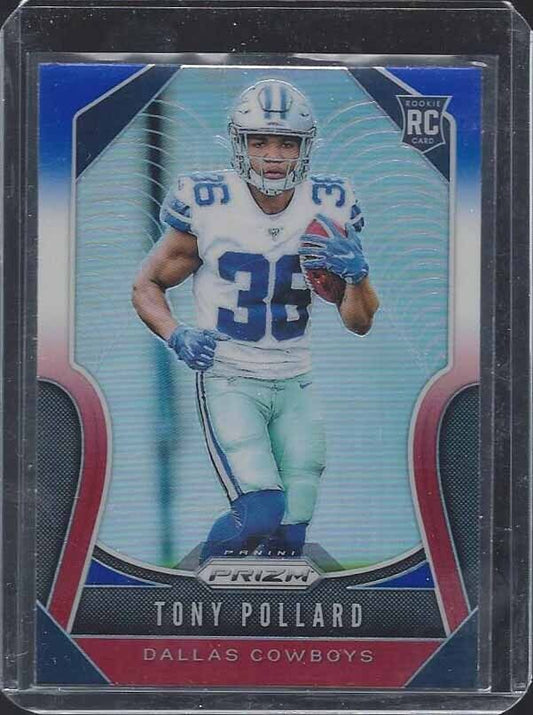 TONY POLLARD 2019 PANINI PRIZM RED WHITE BLUE ROOKIE PRIZMS RC #339
