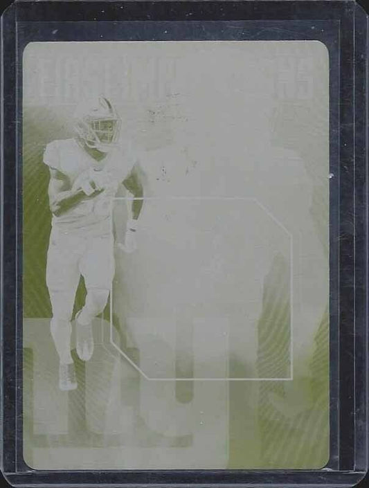 EVAN ENGRAM 2017 PANINI ILLUSIONS YELLOW PRINTING PLATE #D 1/1