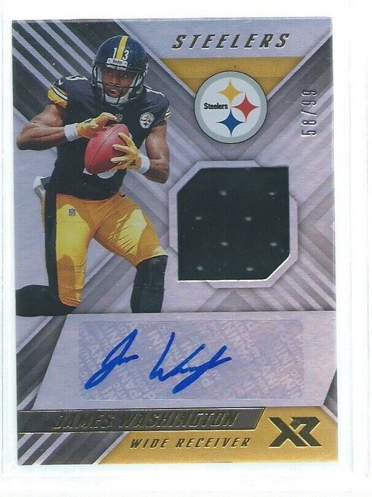 JAMES WASHINGTON 2018 PANINI XR JERSEY AUTO #D 58/99