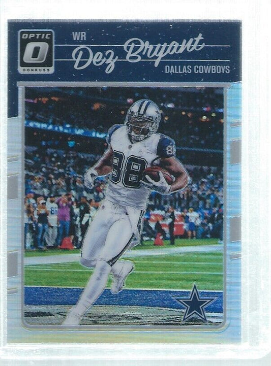 DEZ BRYANT 2016 DONRUSS OPTIC SILVER HOLO #28