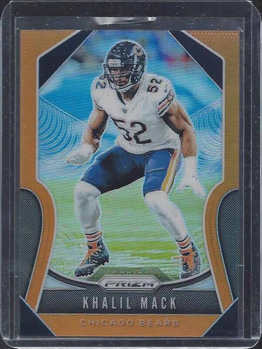 KHALIL MACK 2019 PANINI PRIZM ORANGE PRIZMS #D 14/249