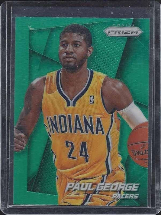 PAUL GEORGE 2014-15 PANINI PRIZM GREEN PRIZMS REFRACTOR #120