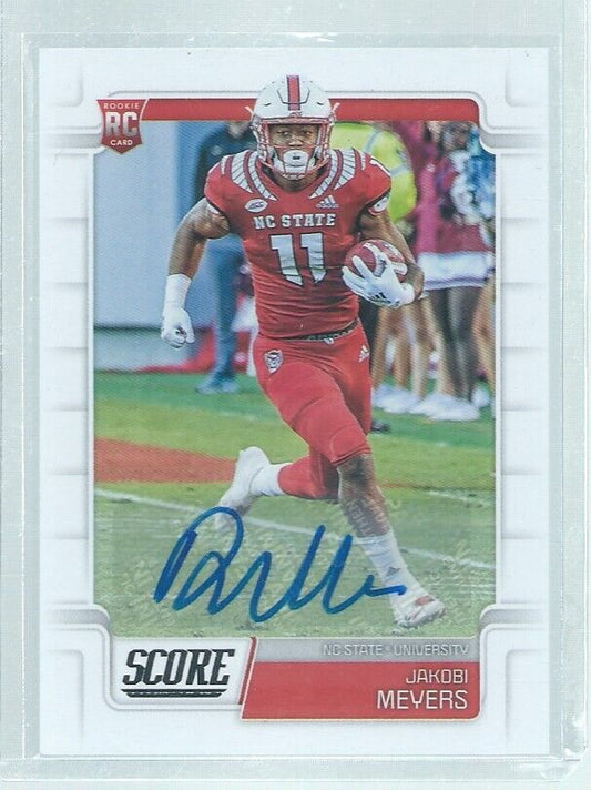 JAKOBI MEYERS 2019 PANINI SCORE AUTO RC #431