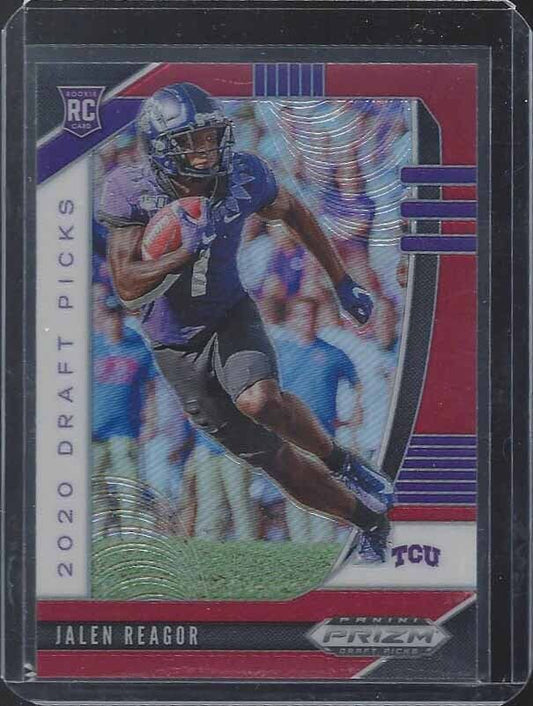 JALEN REAGOR 2020 PANINI PRIZM RED PRIZMS ROOKIE RC #117