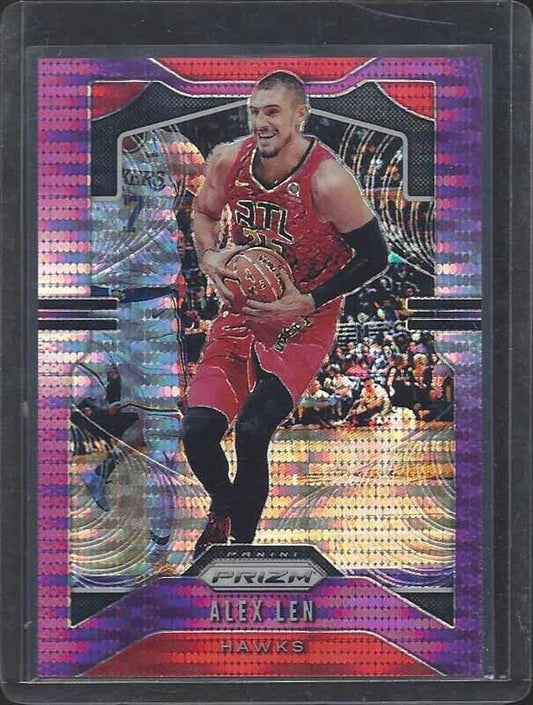 ALEX LEN 2019-20 PANINI PRIZM PURPLE PULSAR PRIZMS #D 18/35