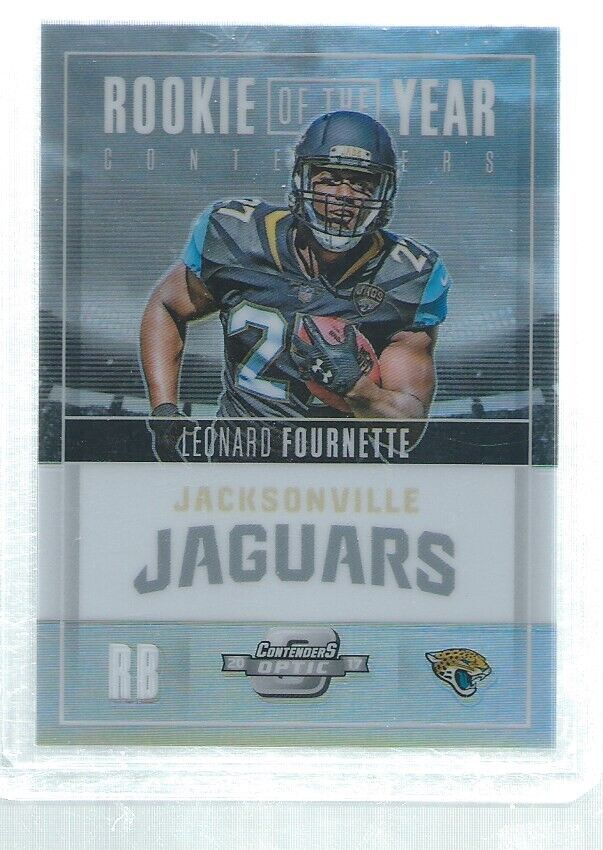 LEONARD FOURNETTE 2018 CONTENDERS OPTIC ROOKIE OF THE YEAR PRIZM RC #D 12/99