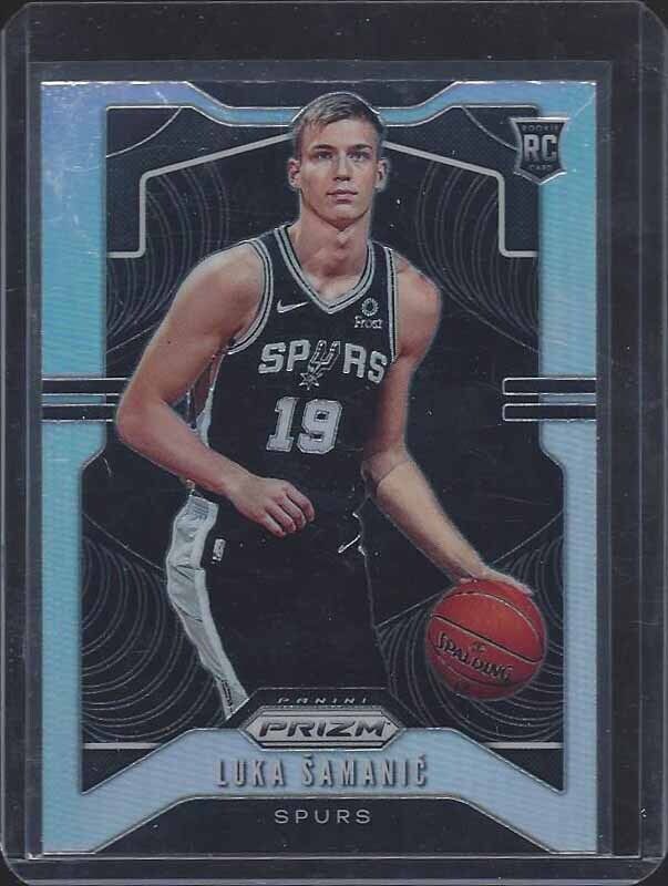 LUKA SAMANIC 2019-20 PANINI PRIZM SILVER ROOKIE PRIZMS SSP RC #265