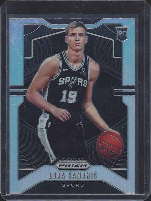 LUKA SAMANIC 2019-20 PANINI PRIZM SILVER ROOKIE PRIZMS SSP RC #265