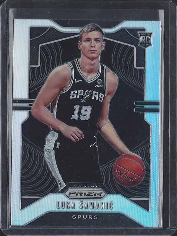LUKA SAMANIC 2019-20 PANINI PRIZM SILVER ROOKIE PRIZMS SSP RC #265