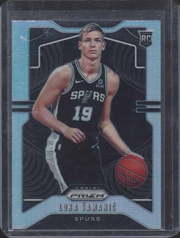 LUKA SAMANIC 2019-20 PANINI PRIZM SILVER ROOKIE PRIZMS SSP RC #265