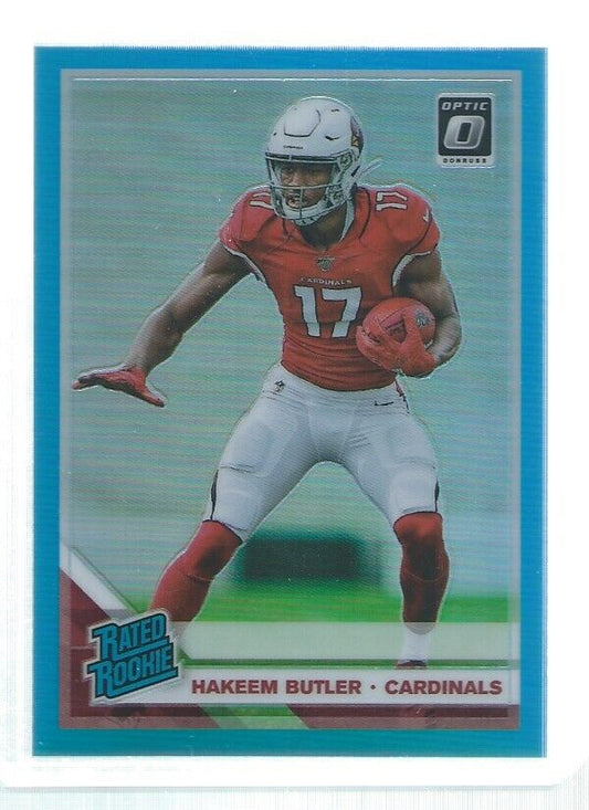 HAKEEM BUTLER 2019 DONRUSS OPTIC HOLO RATED ROOKIE LIGHT BLUE RC #D 235/299