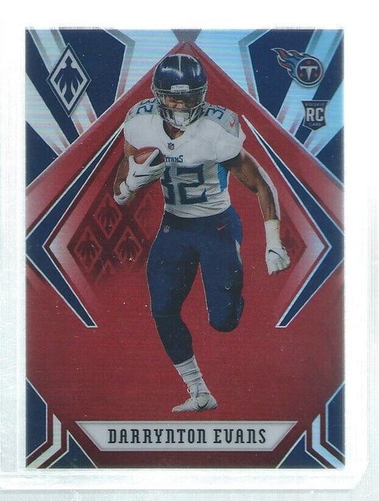 DARRYNTON EVANS 2020 PANINI PHOENIX RED PRIZM ROOKIE RC #D 221/299