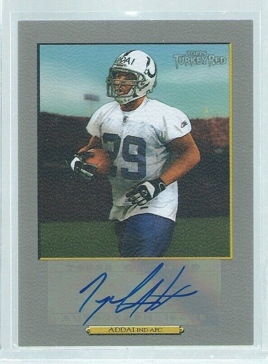 JOSEPH ADDAI 2006 TOPPS TURKEY RED AUTO RC