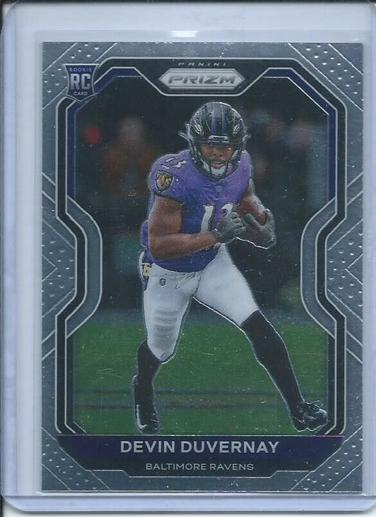 DEVIN DUVERNAY 2020 PANINI PRIZM TRUE ROOKIE RC #380