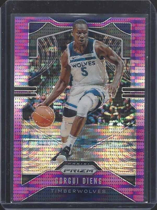 GORGUI DIENG 2019-20 PANINI PRIZM PURPLE PULSAR PRIZMS #D 15/35