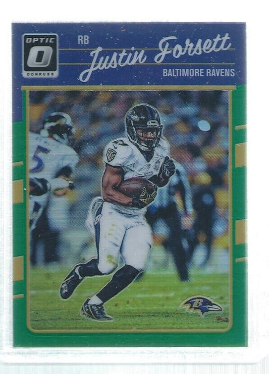 JUSTIN FORSETT 2016 DONRUSS OPTIC HOLO GREEN #D 2/5