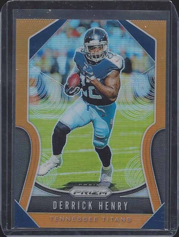 DERRICK HENRY 2019 PANINI PRIZM ORANGE PRIZMS #D 174/249