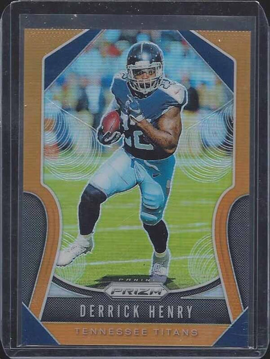 DERRICK HENRY 2019 PANINI PRIZM ORANGE PRIZMS #D 174/249