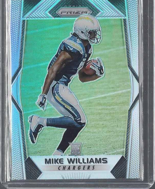 MIKE WILLIAMS 2017 PANINI PRIZM SILVER ROOKIE PRIZMS TRUE RC #239