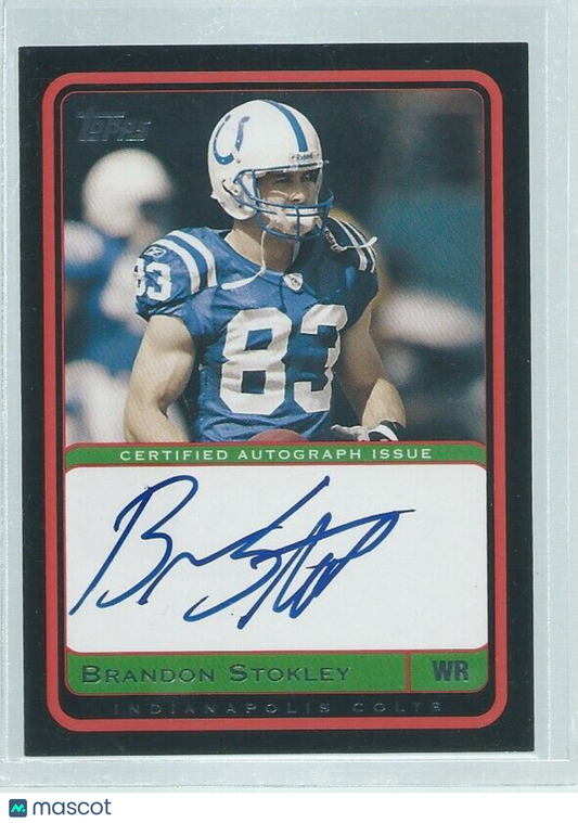 BRANDON STOKLEY 2004 TOPPS ON CARD AUTO