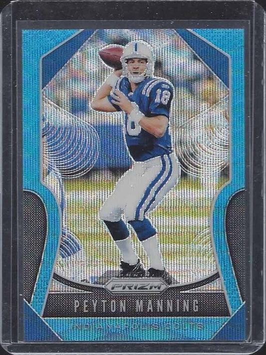 PEYTON MANNING 2019 PANINI PRIZM BLUE WAVE PRIZMS #D 41/199