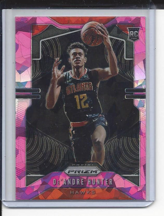 DE'ANDRE HUNTER 2019-20 PANINI PRIZM PINK ICE ROOKIE PRIZMS SSP RC #251