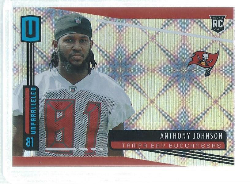 ANTHONY JOHNSON 2019 UNPARALLELED GALACTIC ROOKIE RC SSP CASE HIT #300
